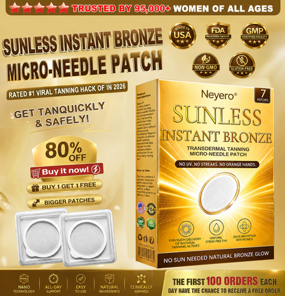 𝑶𝒇𝒇𝒊𝒄𝒊𝒂𝒍 𝑺𝒕𝒐𝒓𝒆 | ☀️☀️ Neyero® 𝐒𝐮𝐧𝐥𝐞𝐬𝐬 𝐈𝐧𝐬𝐭𝐚𝐧𝐭 𝐁𝐫𝐨𝐧𝐳𝐞 𝐓𝐚𝐧𝐧𝐢𝐧𝐠 𝐌𝐢𝐜𝐫𝐨𝐧𝐞𝐞𝐝𝐥𝐞 𝐏𝐚𝐭𝐜𝐡 🇺🇸 (𝐉𝐮𝐬𝐭 𝐨𝐧𝐜𝐞 𝐚 𝐝𝐚𝐲) 𝐕𝐢𝐬𝐢𝐛𝐥𝐞 𝐁𝐫𝐨𝐧𝐳𝐞 𝐆𝐥𝐨𝐰 𝐢𝐧 𝟕 𝐃𝐚𝐲𝐬 ✅ 𝐍𝐨 𝐔𝐕, 𝐍𝐨 𝐎𝐫𝐚𝐧𝐠𝐞, 𝐍𝐨 𝐒𝐭𝐫𝐞𝐚𝐤𝐬, 𝐍𝐨 𝐃𝐇𝐀, 𝐍𝐨 𝐌𝐞𝐬𝐬.