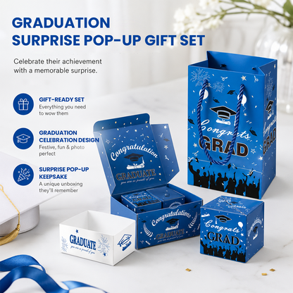 Surprise Pop-Up Gift Box for Graduation & Birthdays