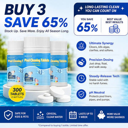 The Next-Gen Pool Purifier is here ✨ 2X Stronger Algae Control, Gentle & Safe for Kids! 👨‍👩‍👧‍👦
